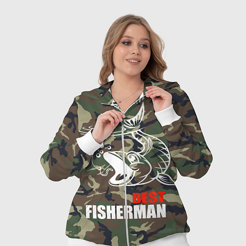 Женский костюм Best fisherman / 3D-Белый – фото 3