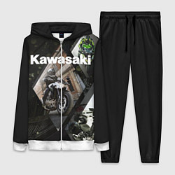 Женский 3D-костюм Kawasaky, цвет: 3D-белый