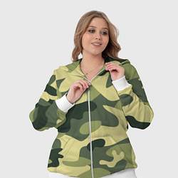 Женский 3D-костюм Камуфляж: зеленый/хаки, цвет: 3D-белый — фото 2