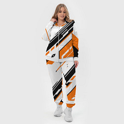 Женский 3D-костюм CS:GO Asiimov P90 Style, цвет: 3D-белый — фото 2