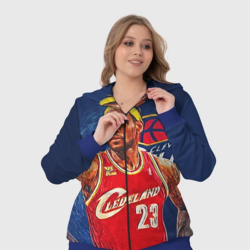 Женский костюм LeBron 23: Cleveland / 3D-Синий – фото 3