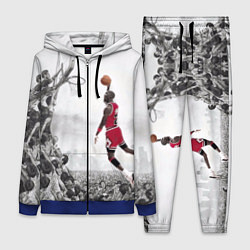 Женский 3D-костюм Michael Jordan NBA, цвет: 3D-синий