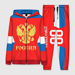 Женский 3D-костюм Сборная РФ: #88 VASILEVSKIY, цвет: 3D-красный