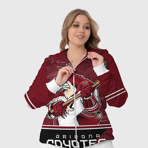 Женский костюм Arizona Coyotes / 3D-Белый – фото 3