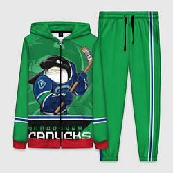 Женский 3D-костюм Vancouver Canucks, цвет: 3D-красный