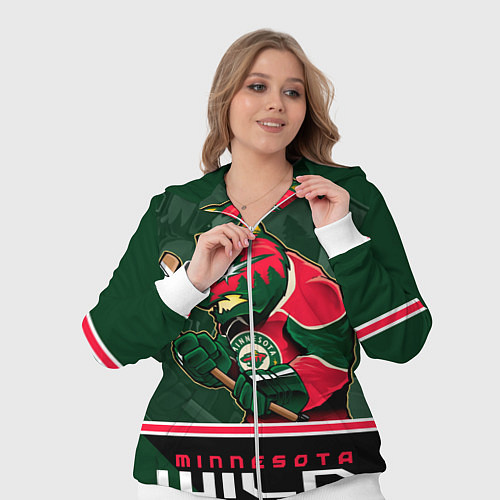 Женский костюм Minnesota Wild / 3D-Белый – фото 3
