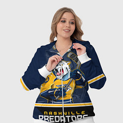 Женский 3D-костюм Nashville Predators, цвет: 3D-белый — фото 2