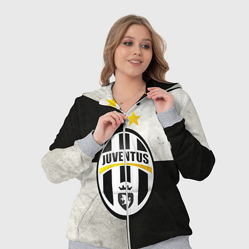 Женский костюм Juventus FC / 3D-Меланж – фото 3