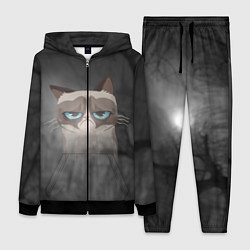 Женский 3D-костюм Grumpy Cat, цвет: 3D-черный