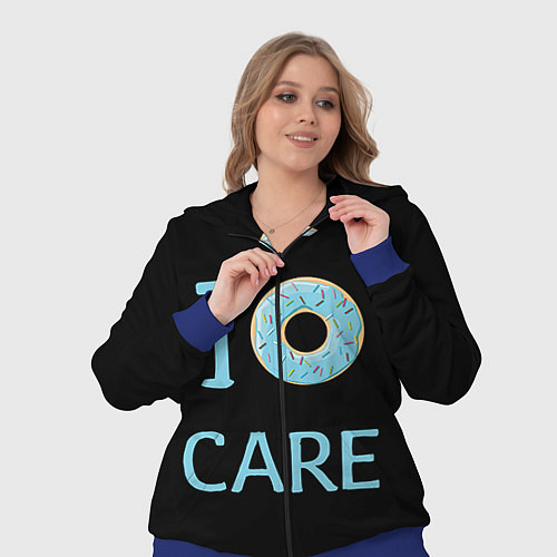 Женский костюм I Donut care / 3D-Синий – фото 3