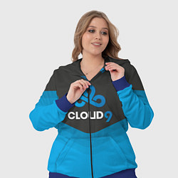 Женский 3D-костюм Cloud 9 Uniform, цвет: 3D-синий — фото 2