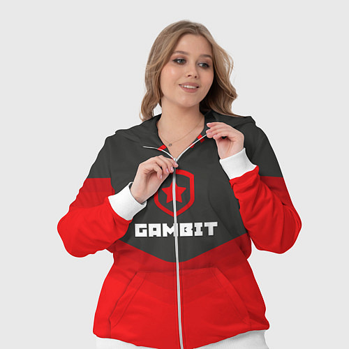 Женский костюм Gambit Gaming Uniform / 3D-Белый – фото 3