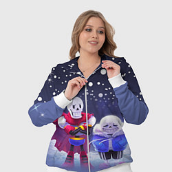 Женский 3D-костюм Sans & Papyrus, цвет: 3D-белый — фото 2