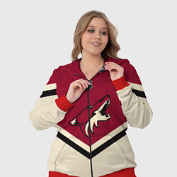 Женский 3D-костюм NHL: Arizona Coyotes, цвет: 3D-красный — фото 2