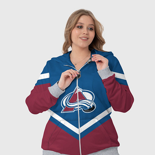 Женский костюм NHL: Colorado Avalanche / 3D-Меланж – фото 3