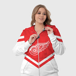 Женский 3D-костюм NHL: Detroit Red Wings, цвет: 3D-белый — фото 2