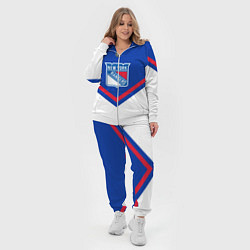 Женский 3D-костюм NHL: New York Rangers, цвет: 3D-белый — фото 2