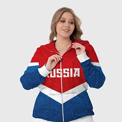 Женский 3D-костюм Russia Team, цвет: 3D-белый — фото 2