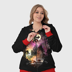 Женский 3D-костюм Fantasy Forest, цвет: 3D-красный — фото 2