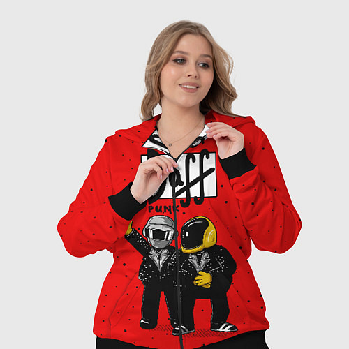 Женский костюм Daff Punk / 3D-Черный – фото 3