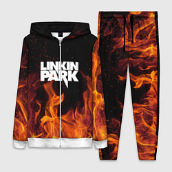 Женский 3D-костюм Linkin Park: Hell Flame, цвет: 3D-белый