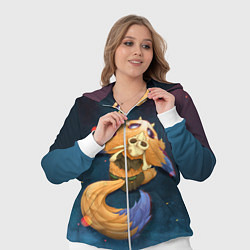 Женский 3D-костюм Лис, цвет: 3D-белый — фото 2