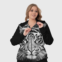 Женский 3D-костюм Мордочка тигра, цвет: 3D-черный — фото 2