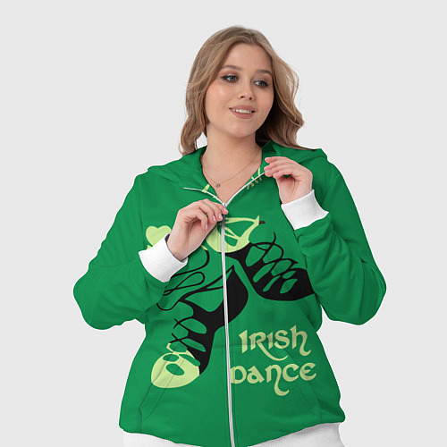 Женский костюм Ireland, Irish dance / 3D-Белый – фото 3