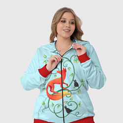 Женский 3D-костюм Милая лисичка, цвет: 3D-красный — фото 2