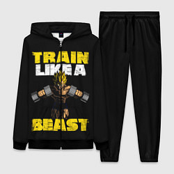 Женский 3D-костюм Train Like a Beast, цвет: 3D-черный