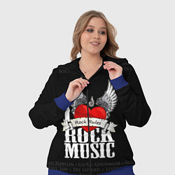 Женский 3D-костюм I Love Rock Music, цвет: 3D-синий — фото 2
