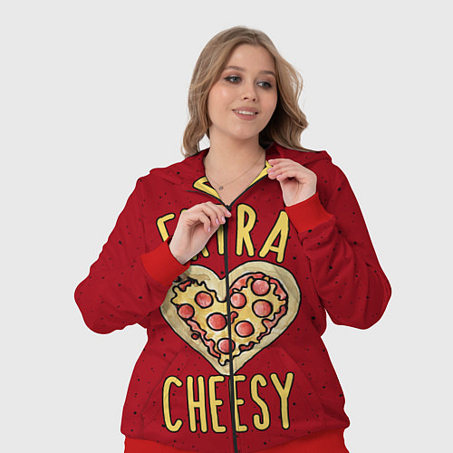 Женский костюм Extra Cheesy / 3D-Красный – фото 3