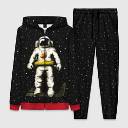 Женский 3D-костюм Космонавт с уточкой, цвет: 3D-красный