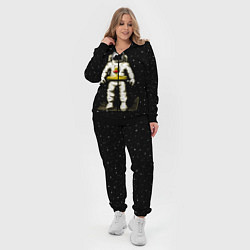 Женский 3D-костюм Космонавт с уточкой, цвет: 3D-черный — фото 2