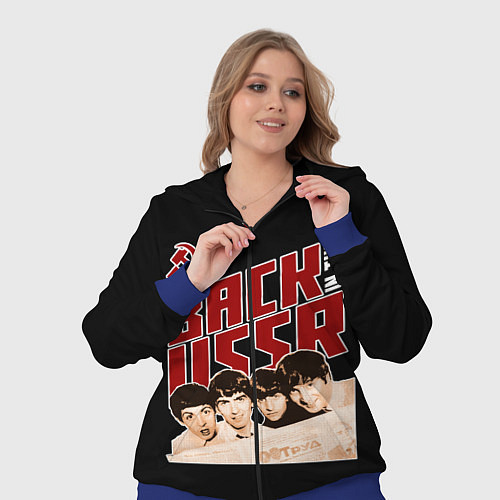 Женский костюм Back in the USSR / 3D-Синий – фото 3