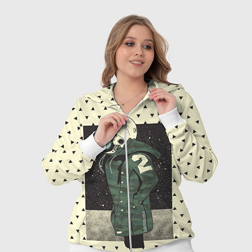 Женский костюм Космическая мода / 3D-Белый – фото 3