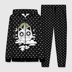 Женский 3D-костюм Магический котик, цвет: 3D-черный