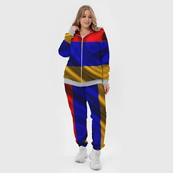 Женский 3D-костюм Флаг Армения, цвет: 3D-меланж — фото 2