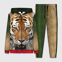 Женский 3D-костюм Рык тигра, цвет: 3D-красный