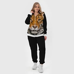 Женский 3D-костюм Взгляд ягуара, цвет: 3D-белый — фото 2