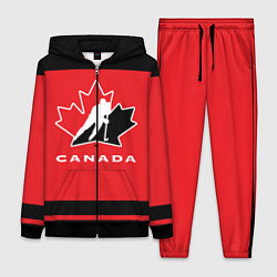 Женский 3D-костюм Canada Team, цвет: 3D-черный