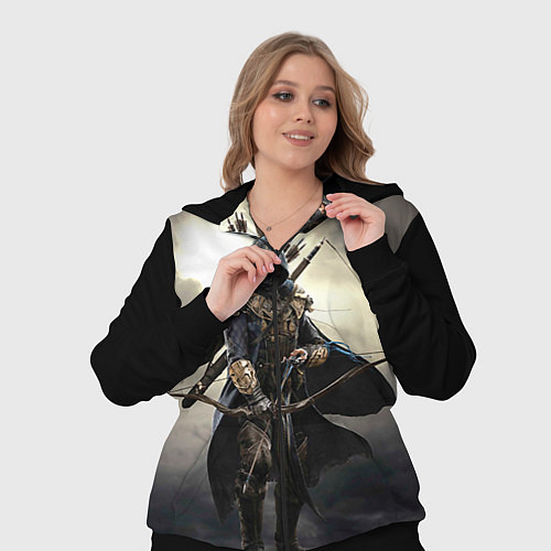 Женский костюм TES 7 / 3D-Черный – фото 3