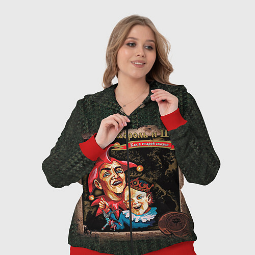 Женский костюм Как в старой сказке / 3D-Красный – фото 3