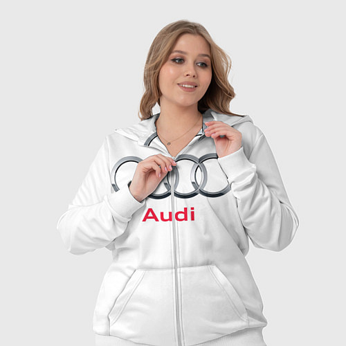 Женский костюм Ауди / 3D-Белый – фото 3