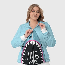 Женский 3D-костюм Shark: Hug me, цвет: 3D-белый — фото 2