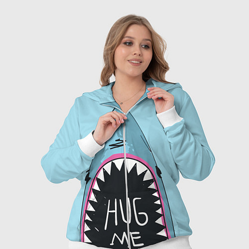 Женский костюм Shark: Hug me / 3D-Белый – фото 3