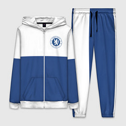 Женский 3D-костюм Chelsea FC: Light Blue, цвет: 3D-белый