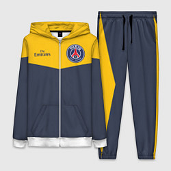 Женский 3D-костюм PSG: Navy Yellow, цвет: 3D-белый