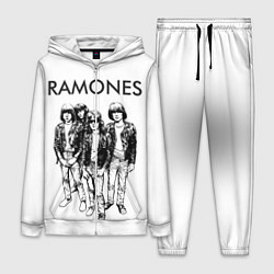 Женский 3D-костюм Ramones Party, цвет: 3D-белый