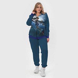 Женский 3D-костюм TOMB RAIDER, цвет: 3D-синий — фото 2